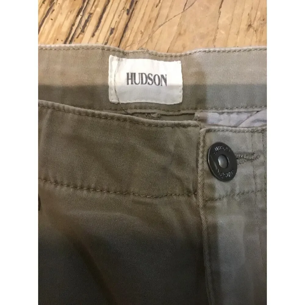 hudson shorts Cutoff Bermuda Length tan boys size 18